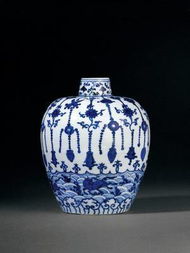 明嘉靖青花璎珞海马纹罐 瓷器工艺的瑰宝与文物拍卖市场焦点